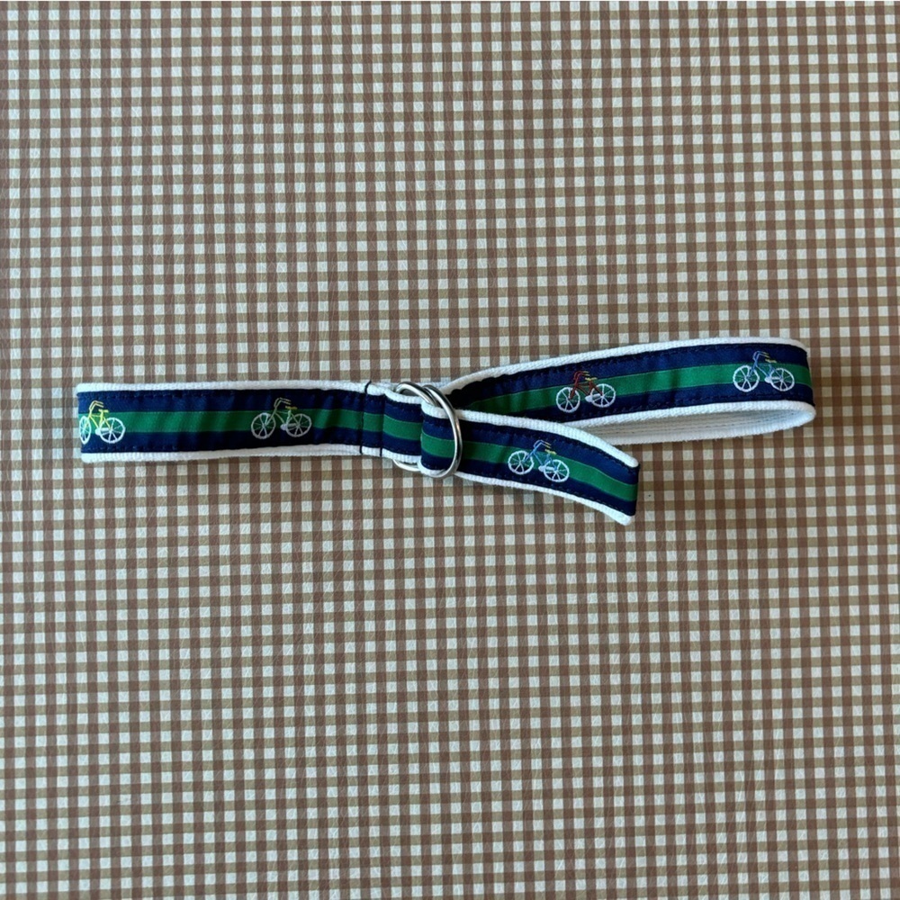 Ralph Lauren‎ baby preppy bicycle print fabric belt. Size 9 months